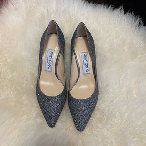Romy glitter heels